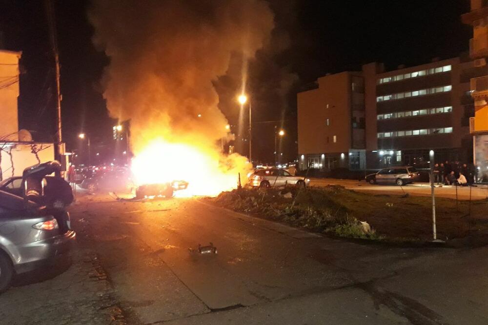 Sa mjesta eksplozije: Blok 6 kod marketa Lida, Foto: Vijesti