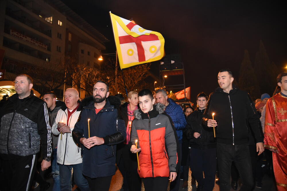 Podgorica, litija, Foto: Savo Prelević
