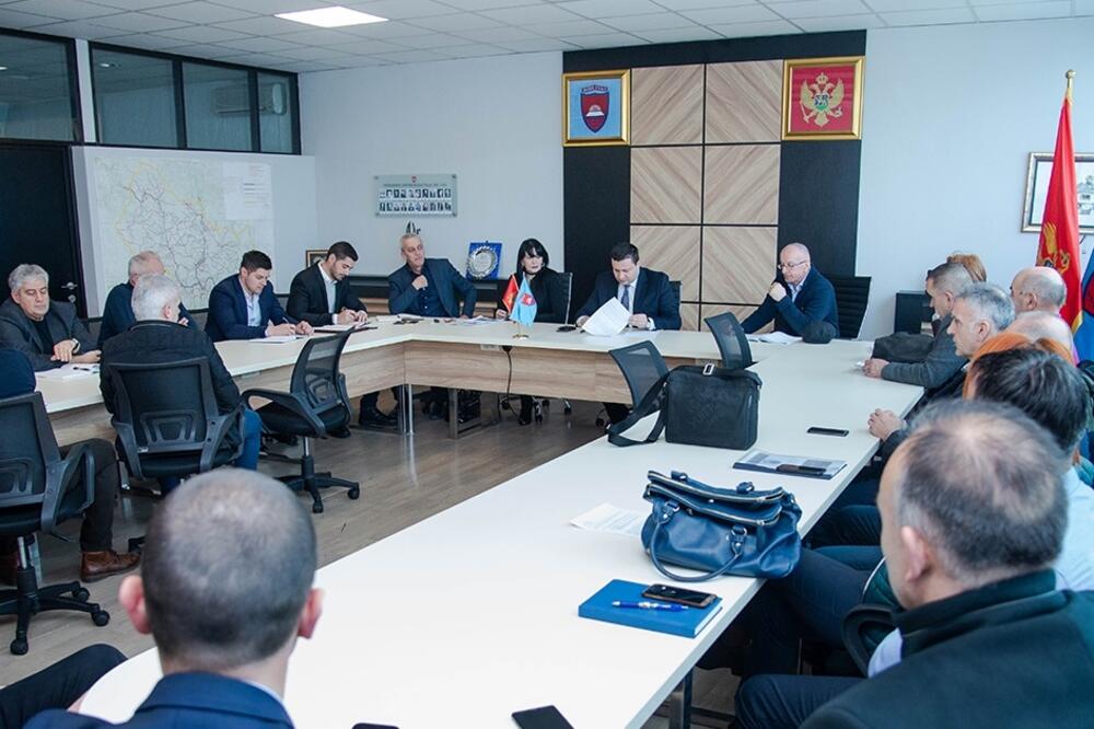 Sa sjednice Opštinskog tima za zaštitu i spašavanje, Foto: Opština Bijelo Polje