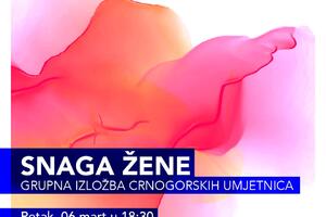 "Snaga žene": Otvorena grupna izložba crnogorskih umjetnica