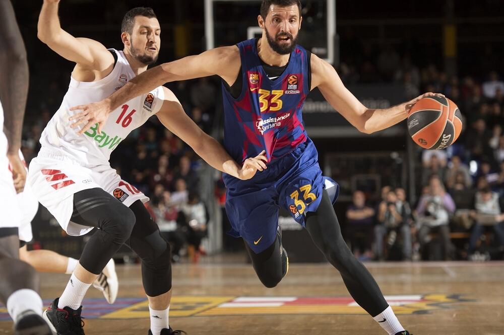 Nikola Mirotić na meču sa Bajernom, Foto: Euroleague