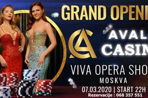 Veliko otvaranje kazina Avala