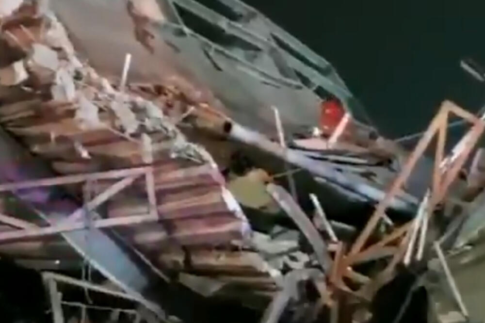 Urušeni hotel, Foto: Screenshot/Twitter