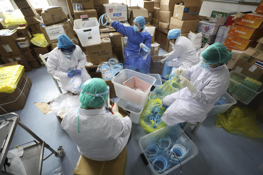 Detalj iz bolnice u Vuhanu u provinciji Hubej, Foto: BETA/AP