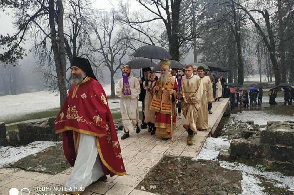 Sa litije na Cetinju, Foto: Jovan Markuš