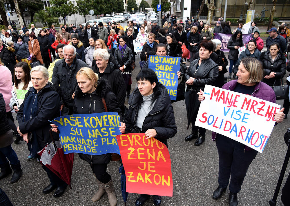 Sa današnjeg protesta