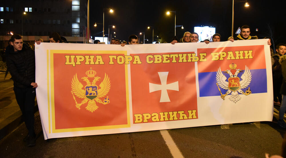 Sa večerašnje litije u Podgorici