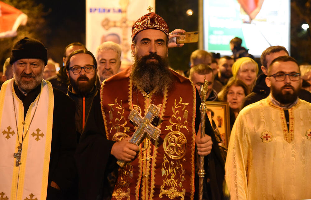 Sa večerašnje litije u Podgorici