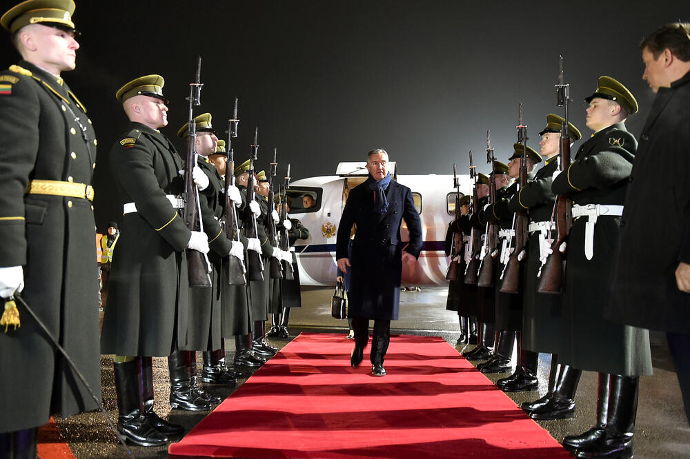 Đukanović u Viljnusu, Foto: Saša Matić