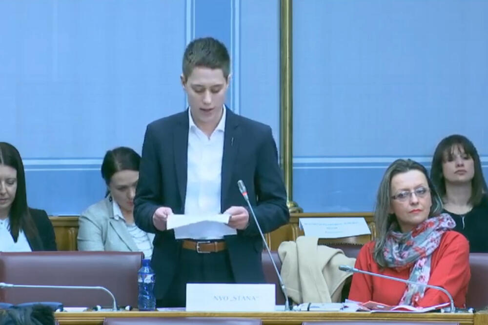 Baštrica u parlamentu, Foto: Screenshot/Youtube