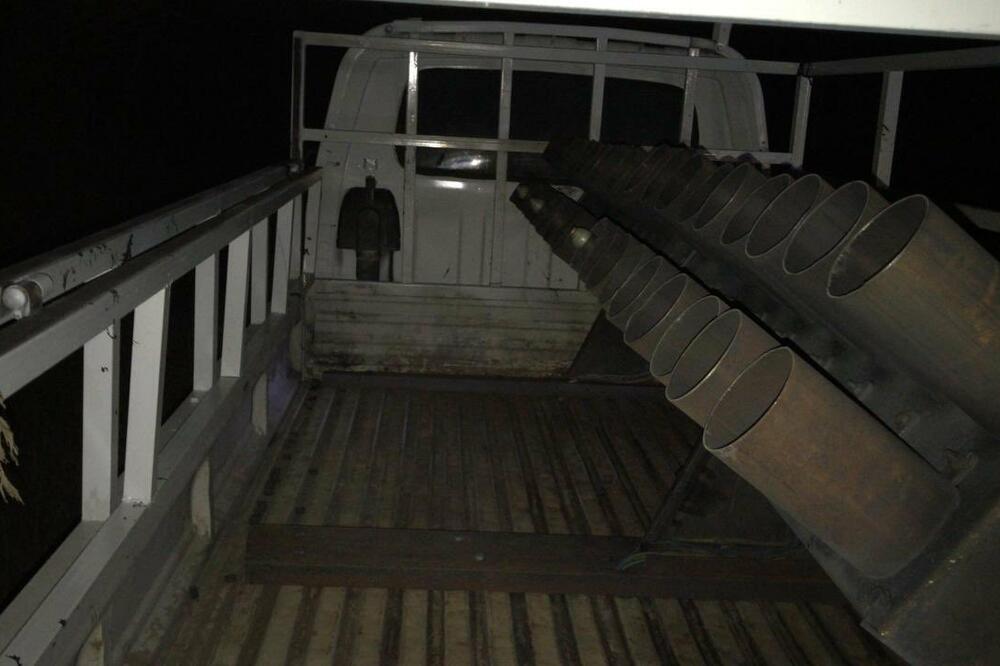 Raketni bacač pronađen u kamionu, Foto: Twitter/OIR Spokesman Col. Myles B. Caggins III