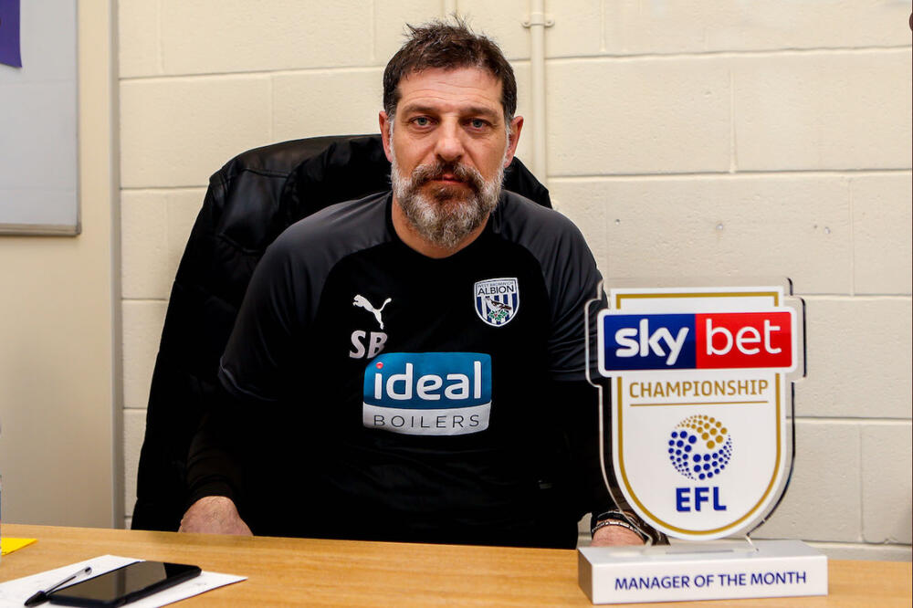 Bilić sa nagradom, Foto: Twitter.com/WestBromNews