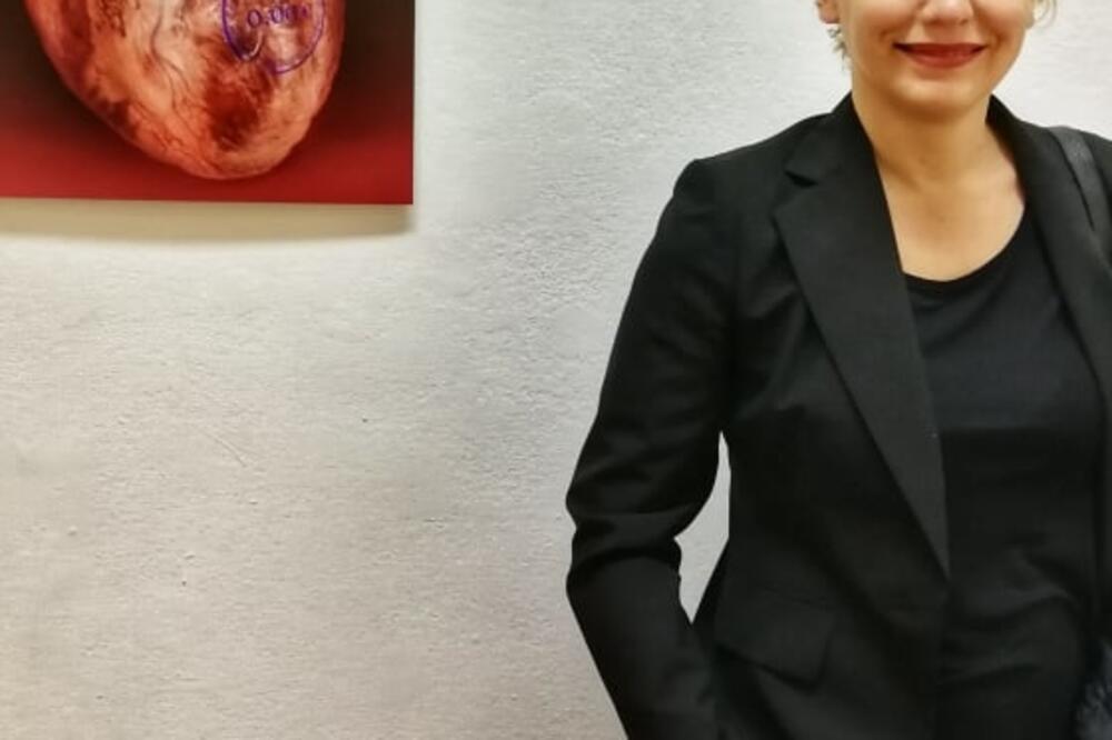 Anka Gardašević na izložbi u Sarajevu, Foto: Pivatna arhiva