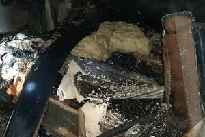 Tivat: Pripadnici Službe zaštite i spašavanja ugasili požar u...
