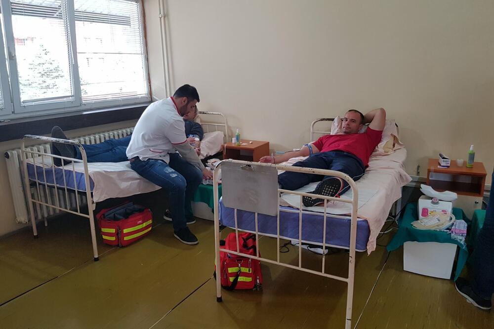 Akcija dobrovoljnog davanja krvi u Plužinama, Foto: ZZTK