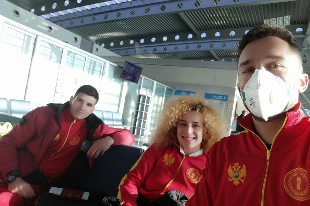Savković, Radunović i Drašković na putu do Londona