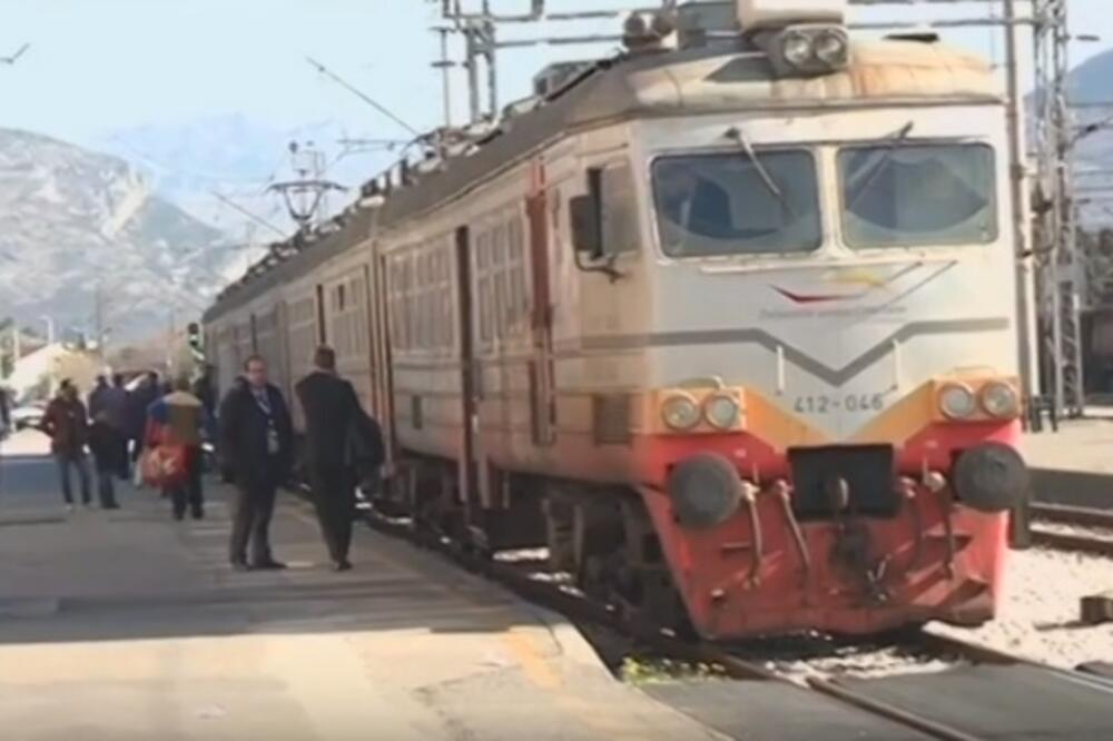Detalj sa Željezničke stanice u Podgorici, Foto: Screenshot/TV Vijesti