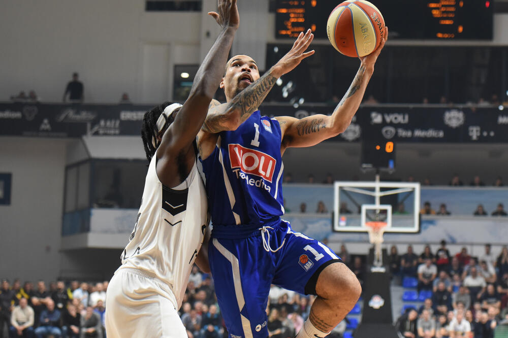 Detalj sa meča Budućnost - Partizan, Foto: Savo Prelević