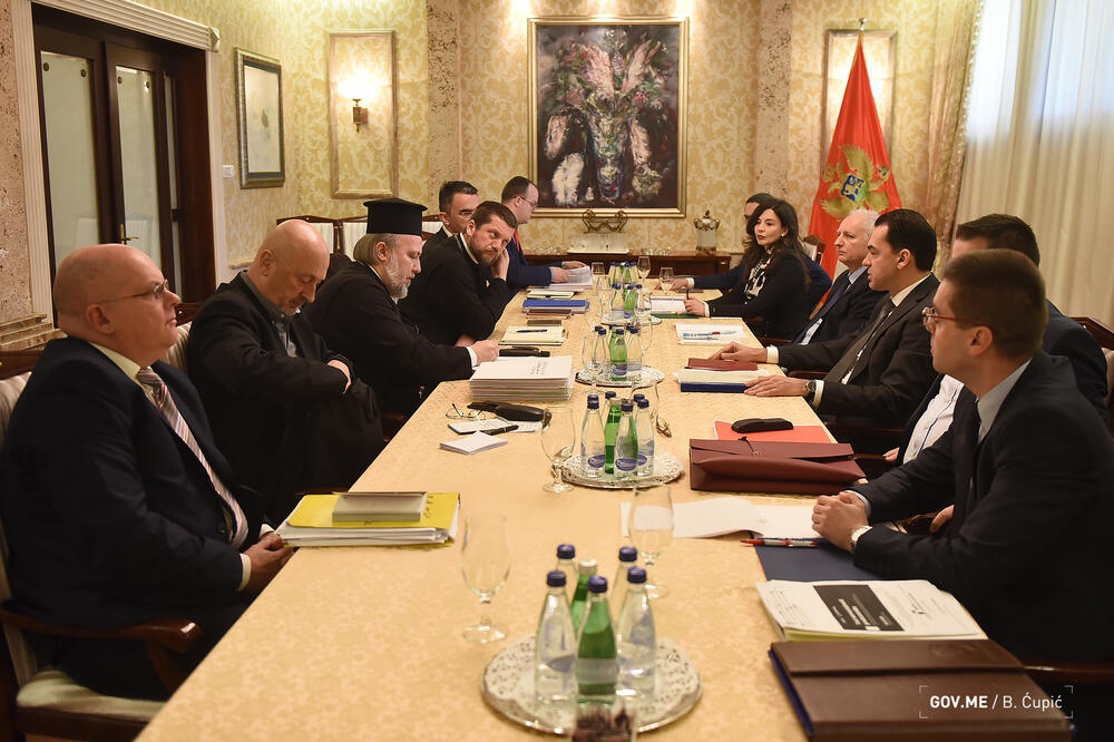 Sa prethodnog sastanka pregovaračkih timova Vlade i MCP, Foto: Vlada Crne Gore
