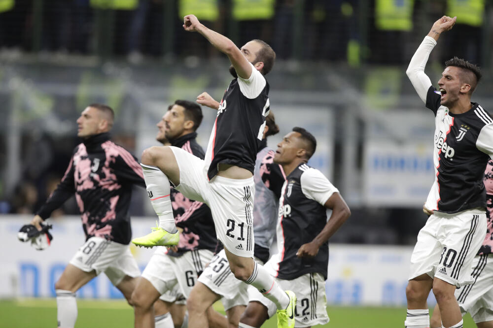 Fudbaleri Juventusa, Foto: AP