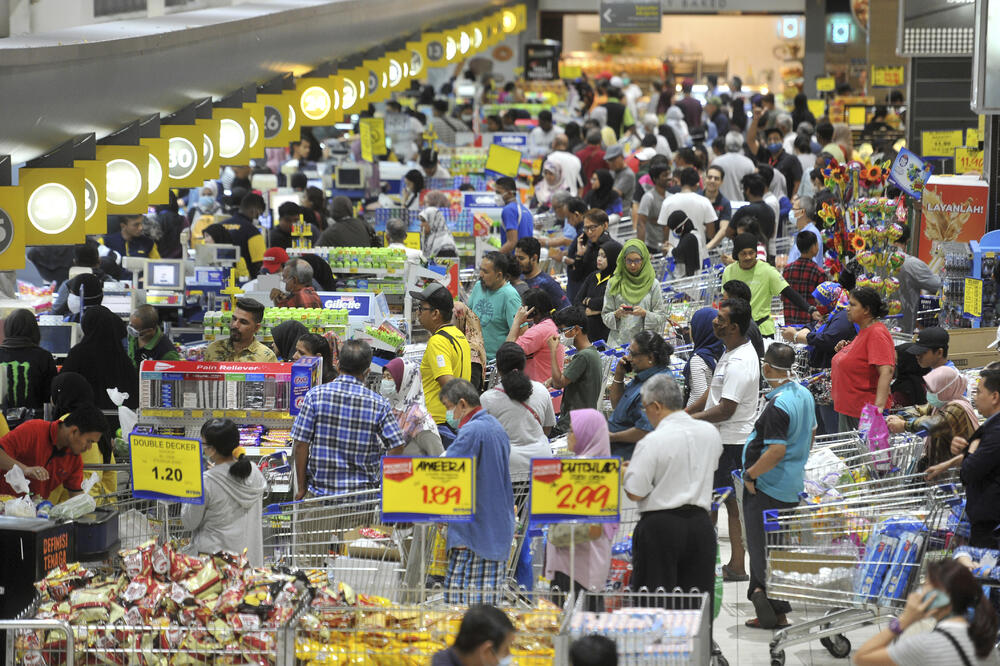 Detalj iz supermarketa u Maleziji, Foto: BETA/AP