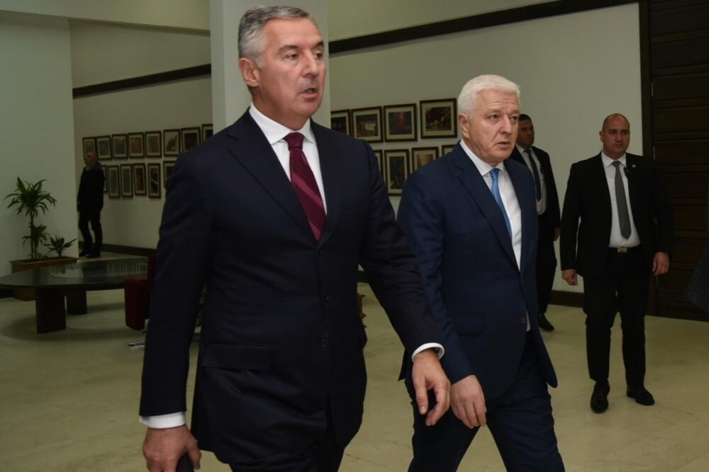 Milo Đukanović i Duško Marković, Foto: Savo Prelević