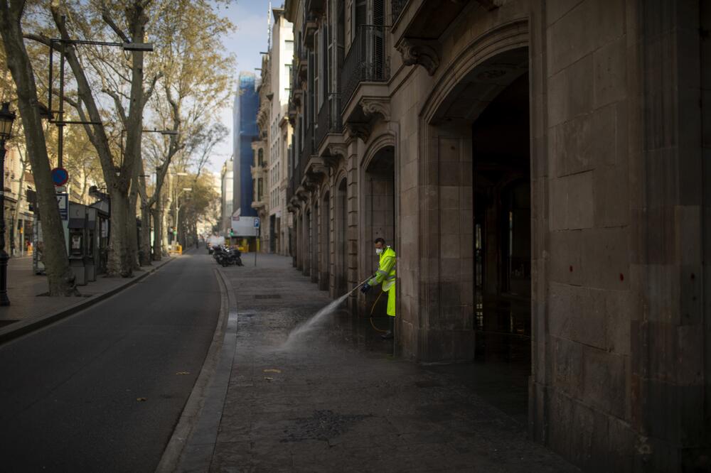 Detalj iz jedne od ulica u Barseloni, Foto: AP