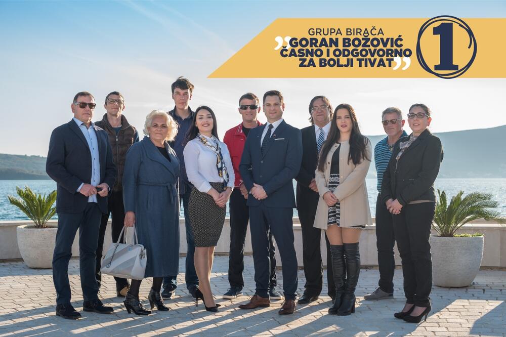 Grupa birača „Goran Božović – časno i odgovorno za biolji Tivat“, Foto: Grupa birača „Goran Božović – časno i odgovorno za biolji Tivat“