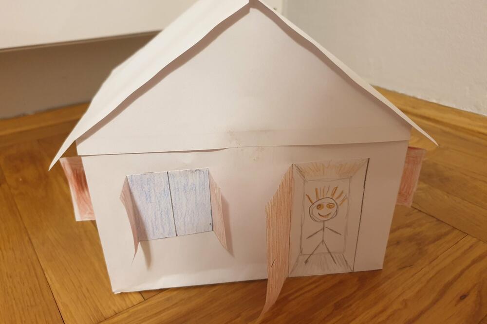 Djelo sedmogodišnjaka koji poštuje poziv #ostanidoma, Foto: Privatna arhiva