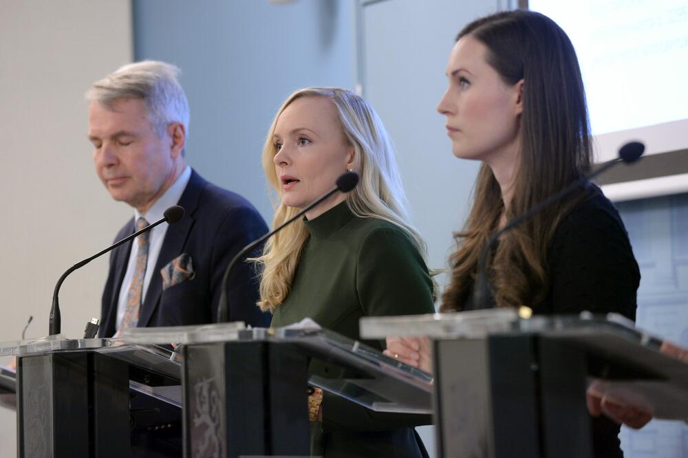 Čelnici finske vlade objavljuju nove mjere protiv kovida-19, Foto: AP