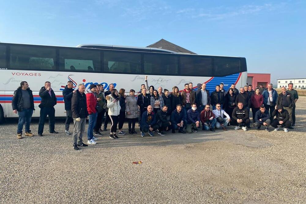 "Zarobljeni" na granici, Foto: Privatna arhiva