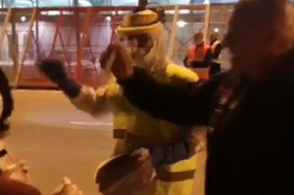 Doček u Podgorici, Foto: Printscreen/Kosta Mijušković