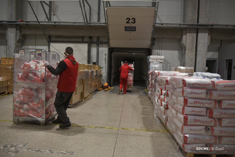 Namirnice namijenjene građanima Tuzi, Foto: Gov.me