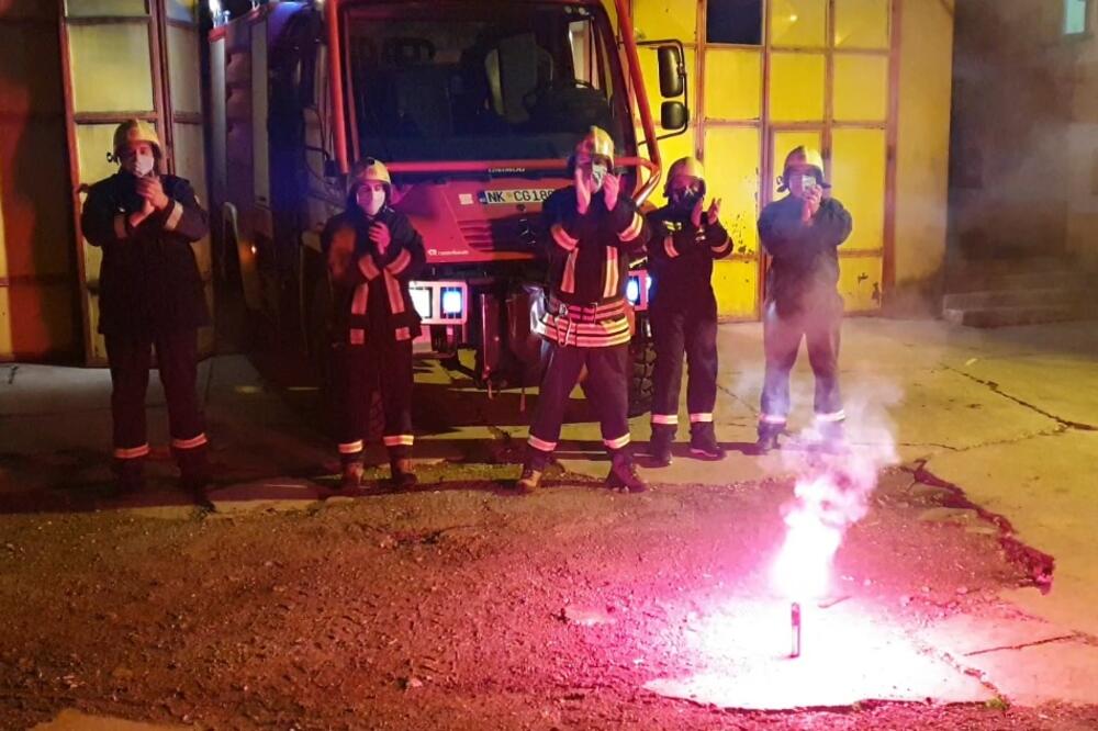 Nikšićki vatrogasci, Foto: Screenshot