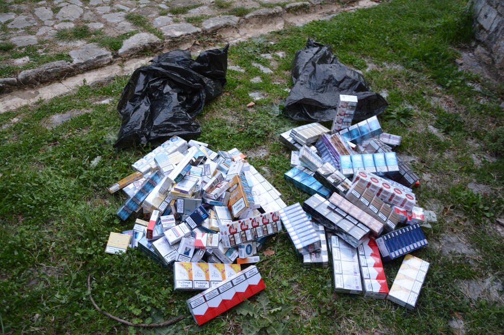 Ukradene cigarete, Foto: Uprava policije