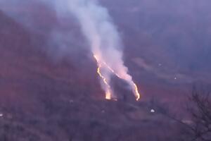 Požar u blizini repetitora na Crkvinama: Gori šuma i pašnjaci
