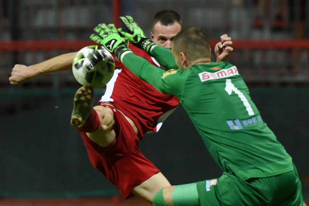 Sa meča OFK Titograd - Budućnost, Foto: Savo Prelević