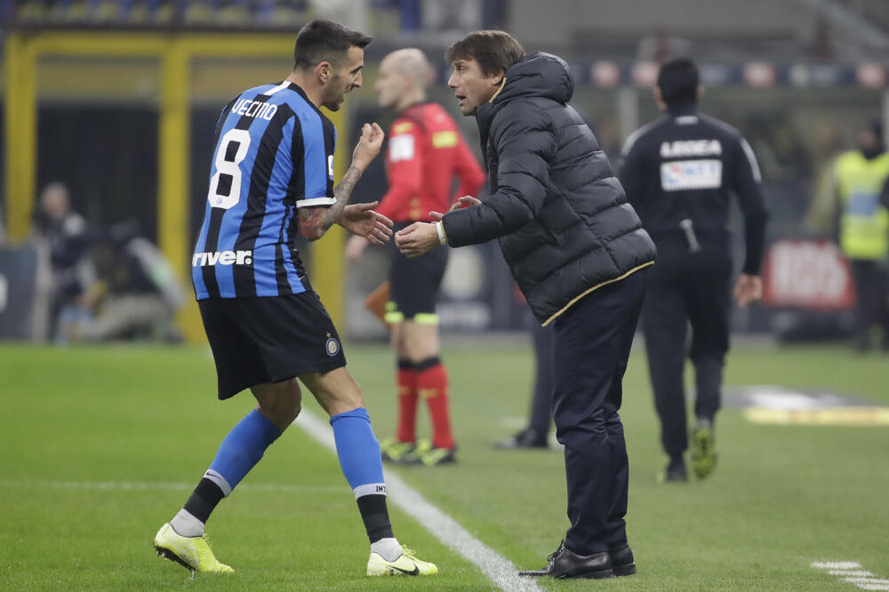 Antonio Konte i Matijas Vesino, Foto: Beta/AP