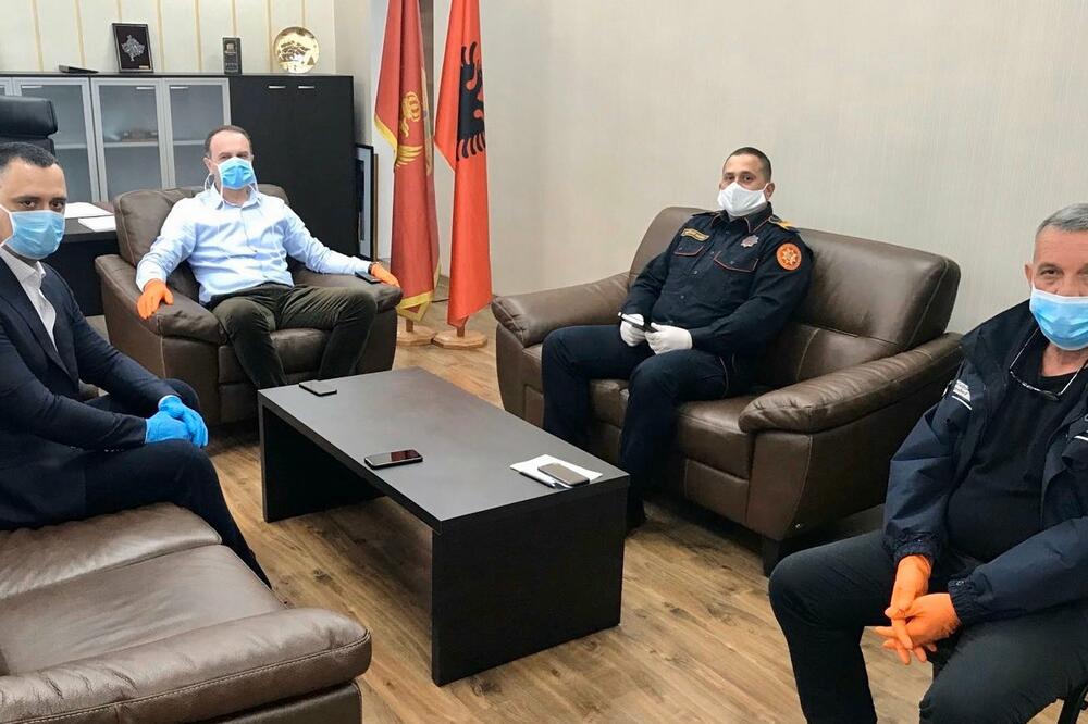 Sa sastanka, Foto: Twitter/Uprava policije