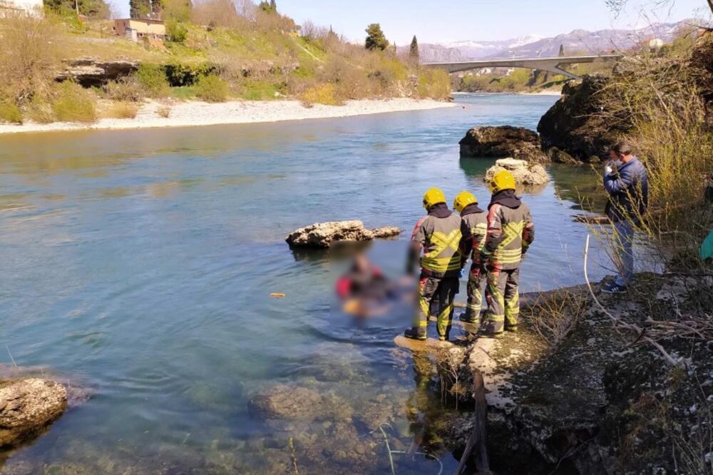 Tijelo pronađeno u rijeci, Foto: RCC Bijela