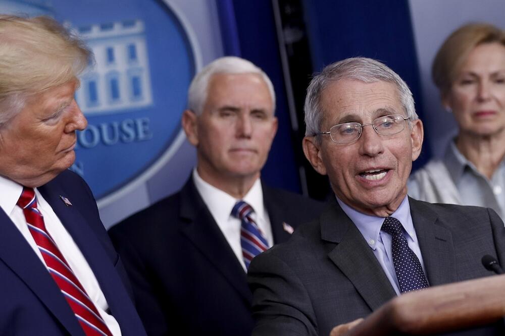 Tramp i Fauči, Foto: AP, AP