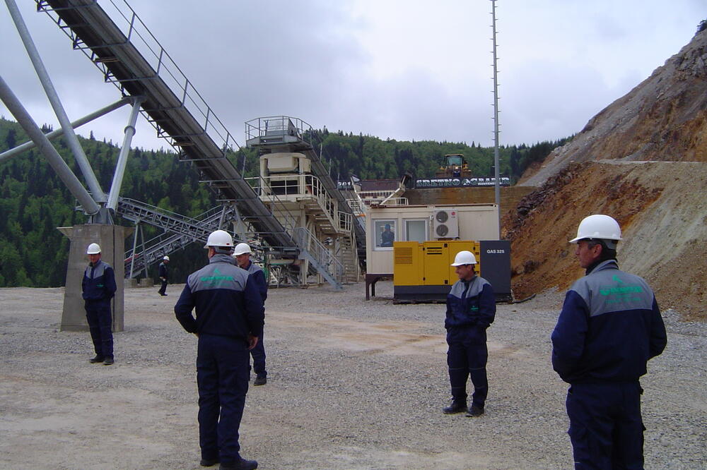 Proizvodnja zimi otežana: Rudnik Šuplja stijen, Foto: Goran Malidžan