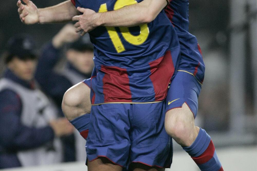 Mesi i Ronaldinjo, Foto: PAUL WHITE