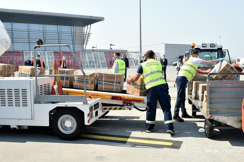 Danas na Aerodromu Podgorica, Foto: Vlada Crne Gore