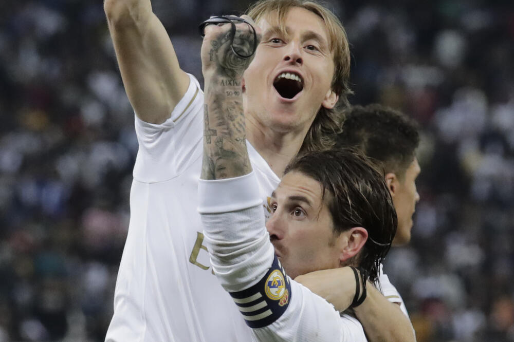 Realovi senatori: Luka Modrić i Serhio Ramos, Foto: Hassan Ammar