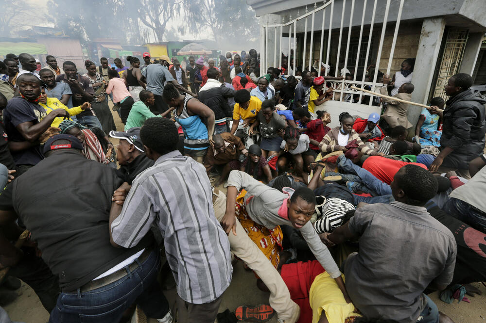 Podjela hrane izazvala stampedo: Najrobi, Foto: AP
