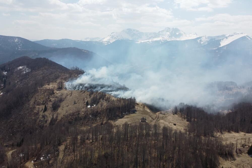 Požar u okolini Vranještice, Foto: Privatna arhiva