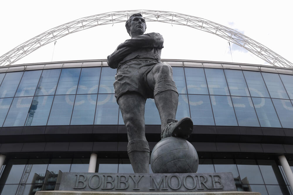 Statua Bobija Mura ispred Vemblija, Foto: AP