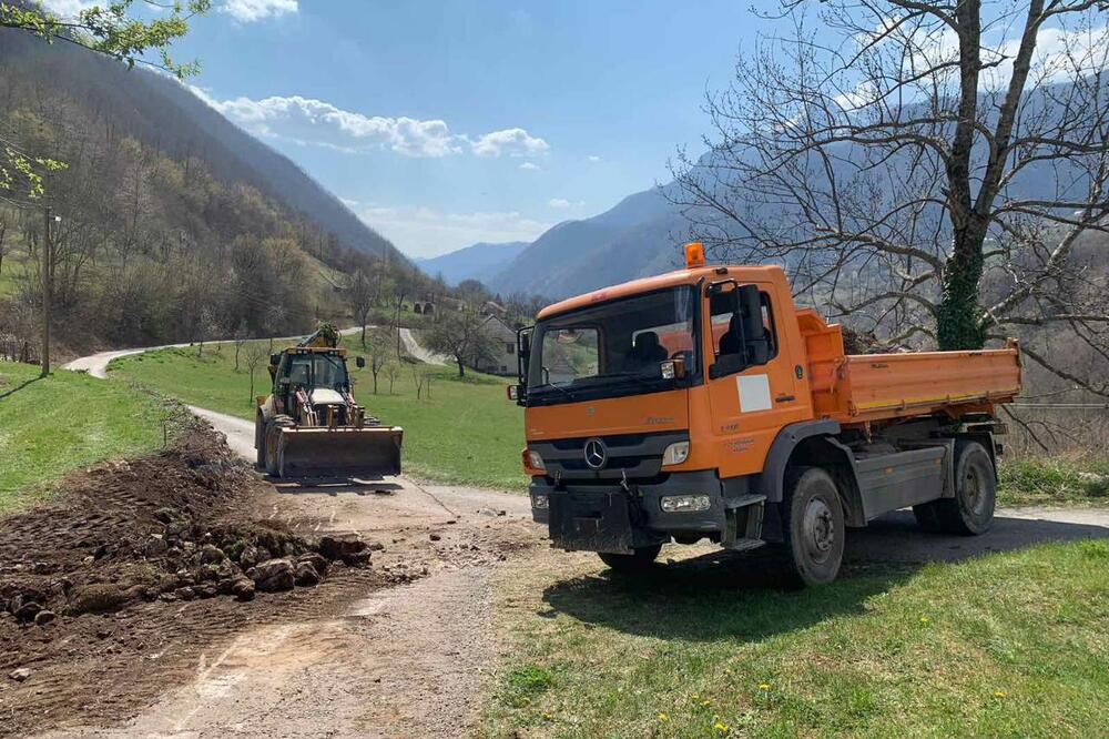 Rekonstrukcija puta, Foto: Opština Kolašin