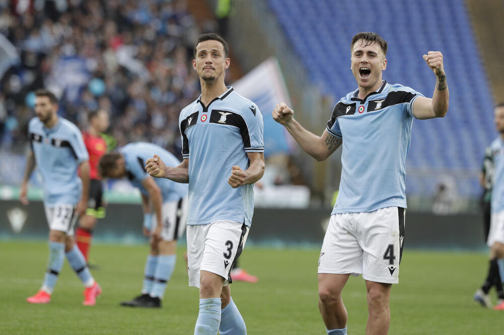 Patrik i Luis Felipe iz Lacija, Foto: Andrew Medichini